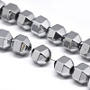 Electroplate Non-magnetic Synthetic Hematite Beads Strands G-T061-31A-3