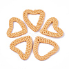 Handmade Reed Cane/Rattan Woven Linking Rings X-WOVE-T006-038B-1