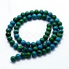 Synthetic Chrysocolla Beads Strands X-G-I199-34-8mm-2