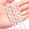 1Strand Electroplate Glass Faceted Teardrop Beads Strands X-EGLA-D015-12x8mm-01-5