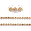 PVD Vacuum Plating 304 Stainless Steel Ball Chains CHS-F009-01A-G-1