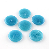 Flat Round Imitation Gemstone Acrylic Beads OACR-R040-M-2