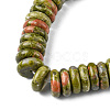 Natural Unakite Beads Strands G-F743-06D-4
