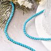 Synthetic Turquoise Beads Strands TURQ-G106-4mm-02F-5