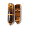Natural Tiger Eye Pointed Pendants G-D460-01M-2