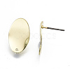 Rack Plating Iron Stud Earring Findings IFIN-N008-001-RS-3
