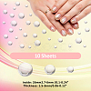 Plastic Self-Adhesive Rhinestone Stickers DIY-WH0430-637-2
