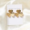 304 Stainless Steel Stud Earrings for Women EJEW-K306-02G-2