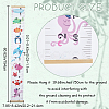 Aniaml Pattern Removable Height Chart for Kids AJEW-WH0165-70A-2