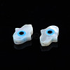 Natural White Shell Mother of Pearl Shell Beads SSHEL-N034-57B-A-4