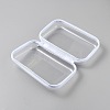 Portable Travel PVC Rectangle Packaging Zipper Boxes CON-WH20020-01D-3