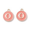 (Defective Closeout Sale Border damaged) Golden Plated Alloy Enamel Charms ENAM-XCP0001-20O-2