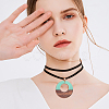 Resin & Wood Pendants RESI-CJ0002-01-7