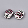 Handmade Porcelain Ceramic Beads PORC-Q005-08C-2
