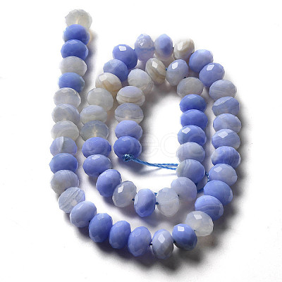 Natural Banded Agate/Striped Agate Beads Strands G-E605-A02-02G-1
