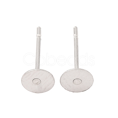 Tarnish Resistant 304 Stainless Steel Stud Earring Findings STAS-E025-5-1