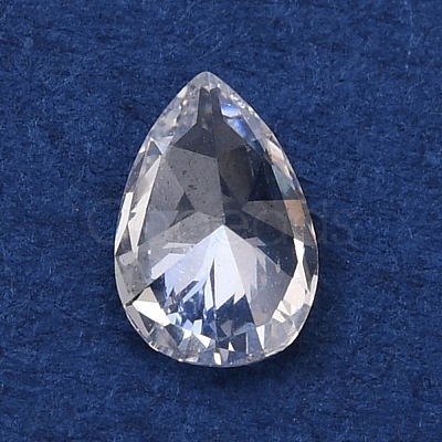 Teardrop-Shaped Cubic Zirconia Cabochons ZIRC-TAC0004-02G-1