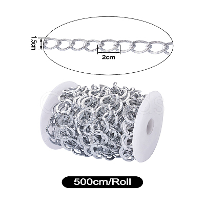 Aluminium Twisted Chains Curb Chains CHA-TA0001-05S-1