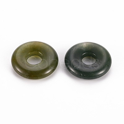 Natural Indian Agate Pendants G-T122-66B-1