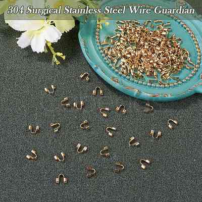 150Pcs 304 Surgical Stainless Steel Wire Guardian and Protectors STAS-TA0006-35C-G-1
