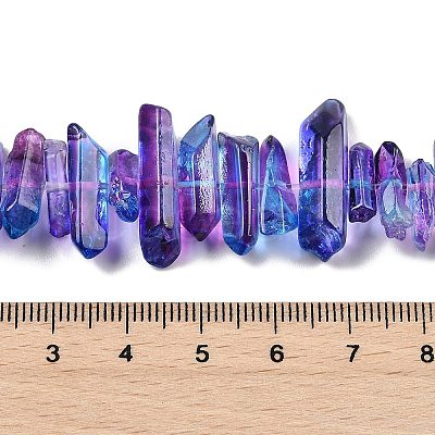 Natural Dyed Quartz Beads Strands G-G791-14Q-1