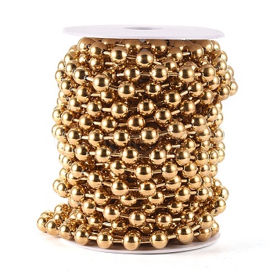 PVD Vacuum Plating 304 Stainless Steel Ball Chains CHS-F009-01J-G-1