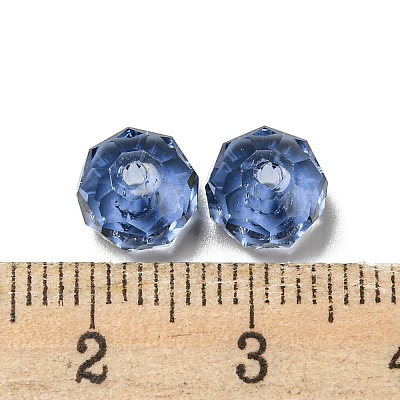 Transparent K9 Glass Beads GLAA-E048-02-22-1
