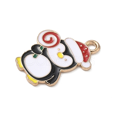 Christmas Alloy Enamel Pendants LS-ENAM-I071-01KCG-04-1