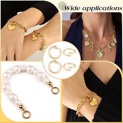 20Pcs Brass Open Jump Rings KK-BBC0023-10D-1