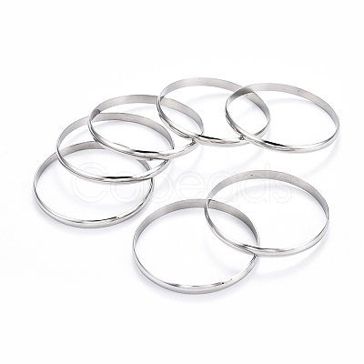 Fashion 201 Stainless Steel Bangle Sets BJEW-L664-024A-P-1-1