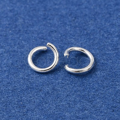 Brass Open Jump Rings KK-G604-08S-16-1