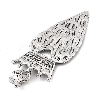 Tibetan Style Alloy Big Pendants PALLOY-D362-02AS-C-1