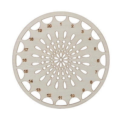 Wooden Embroidery Thread Plate PW-WG75950-02-1