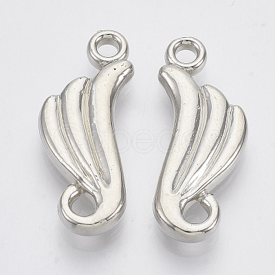 Plating ABS Plastic Pendants KY-N007-27-1