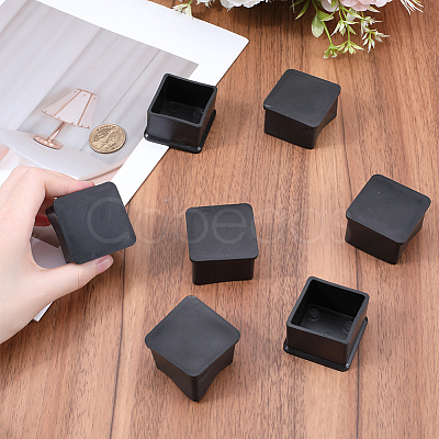 Square Shaped Plastic Furniture Leg Covers KY-WH0048-34D-1