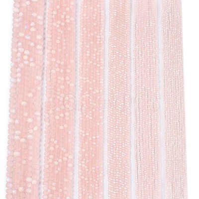 Transparent Glass Beads Strands EGLA-A044-T4mm-MB22-1