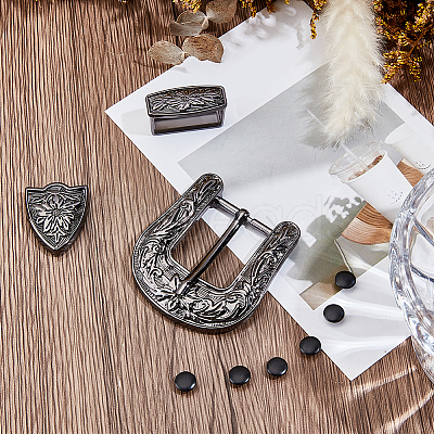 1Pc Belt Alloy Buckle Sets FIND-GF0008-76B-1