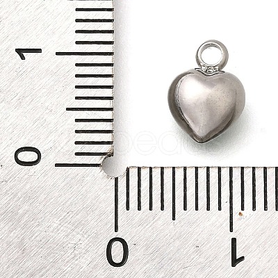 304 Stainless Steel with Rhinestone Pendants STAS-Q346-01P-08-1