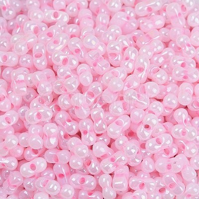 Opaque Colours Luster Glass Seed Beads X1-SEED-K010-04G-1