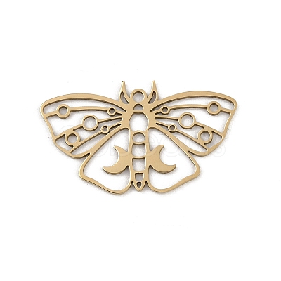 201 Stainless Steel Pendants STAS-U052-03B-G-1