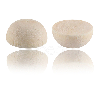 Unfinished Natural Wood Cabochons WOOD-SP0001-55C-1