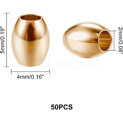 304 Stainless Steel Beads STAS-UN0005-06G-1