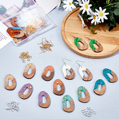 DIY Dangle Earring Making Kits DIY-OC0006-24-1