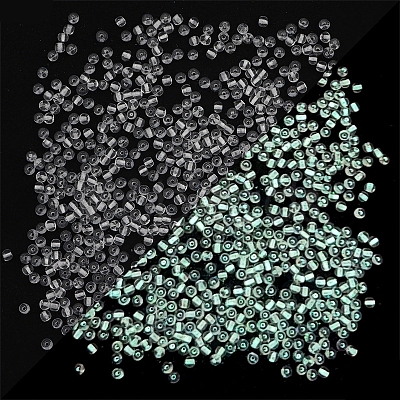 8/0 Luminous Glass Seed Beads LUMI-PW0001-186B-01-1