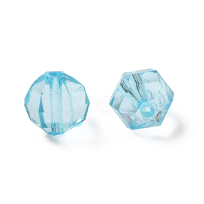 Transparent Acrylic Beads X-PL990Y-5-1
