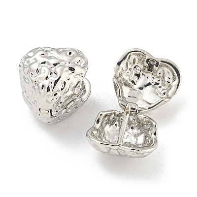 Brass Hoop Earrings EJEW-Q799-03C-P-1