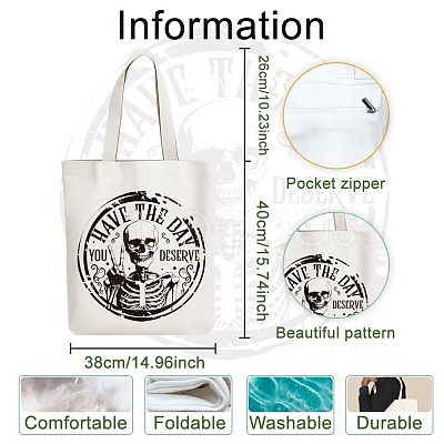Canvas Women's Tote Bags ABAG-WH0056-004-1