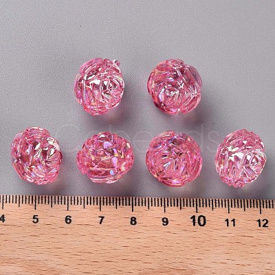 Transparent Acrylic Beads TACR-S154-31C-705-1