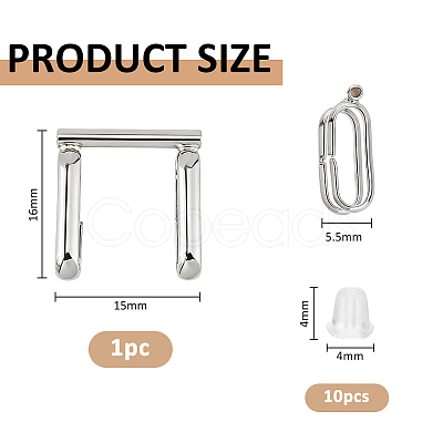 1Pc Alloy Pin to Pendant Converter FIND-FH0017-11P-1