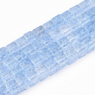 Crackle Glass Beads GLAA-S192-005E-1